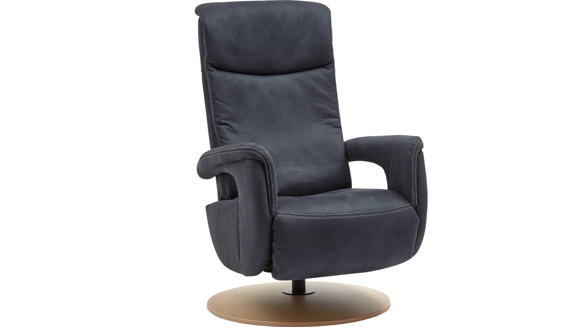 Mobel Angermuller Bad Neustadt Salz Sessel Modulmaster Modulmaster Relaxsessel Mm Ze1062 Denimfarbene Mikrofaser Deluxe Holz Tellerfuss